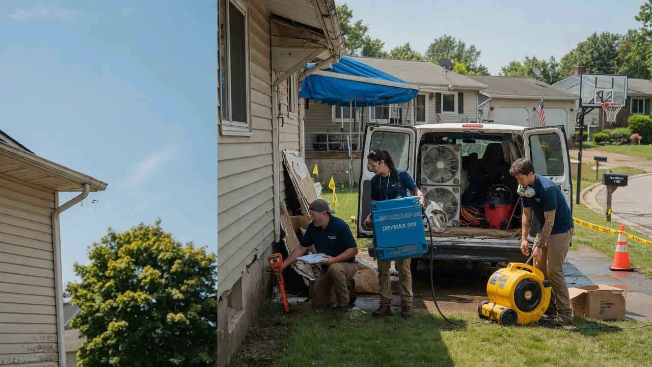 Ceiling Leak Cleanup in Edgerton, WI near me